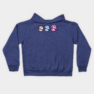 Three Chipis CHUMMY (Thoki, Poki & Wobble) (Spread Lubba) Kids Hoodie